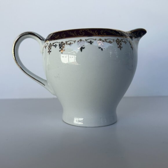 Alfred Meaking Golden Mae Tea Cups, Saucers & Creamer Made in England - Picture 8 of 14